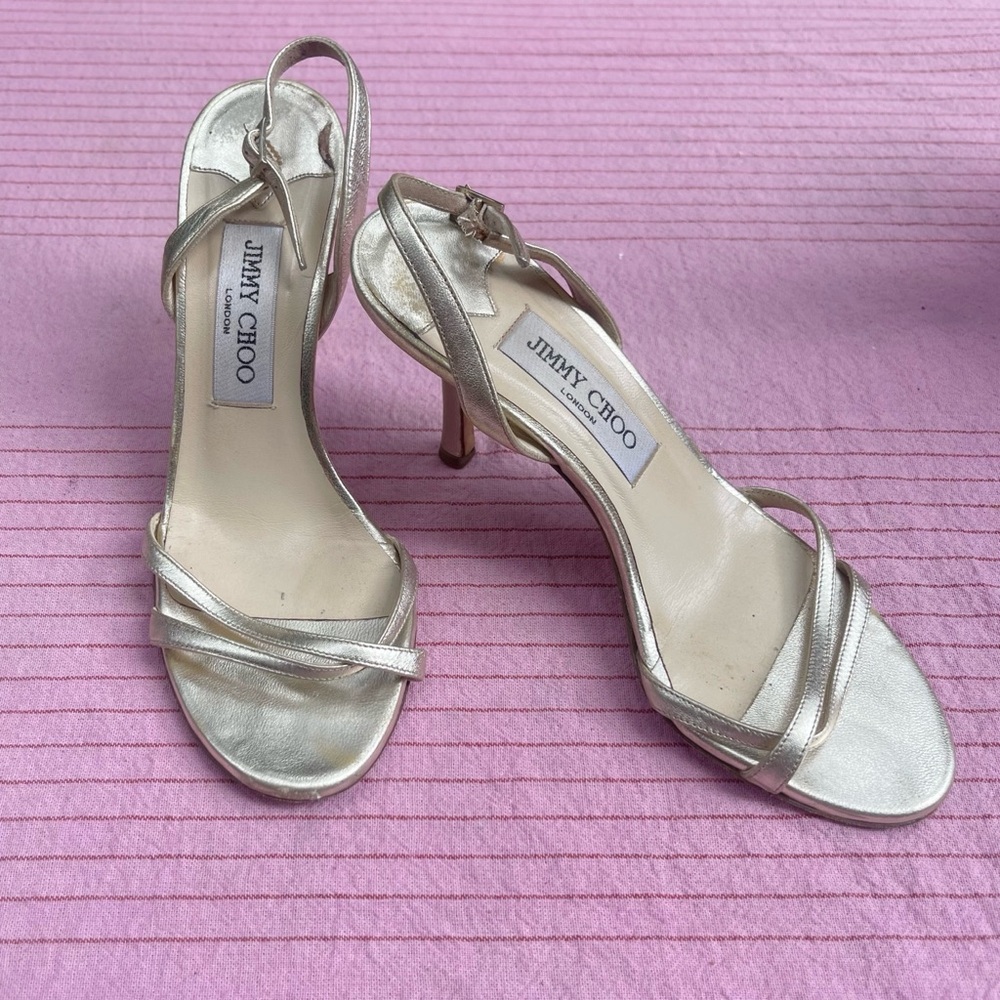 Jimmy Choo Strappy Slingback Heels